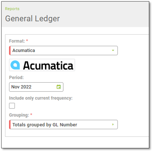 Acumatica Integration